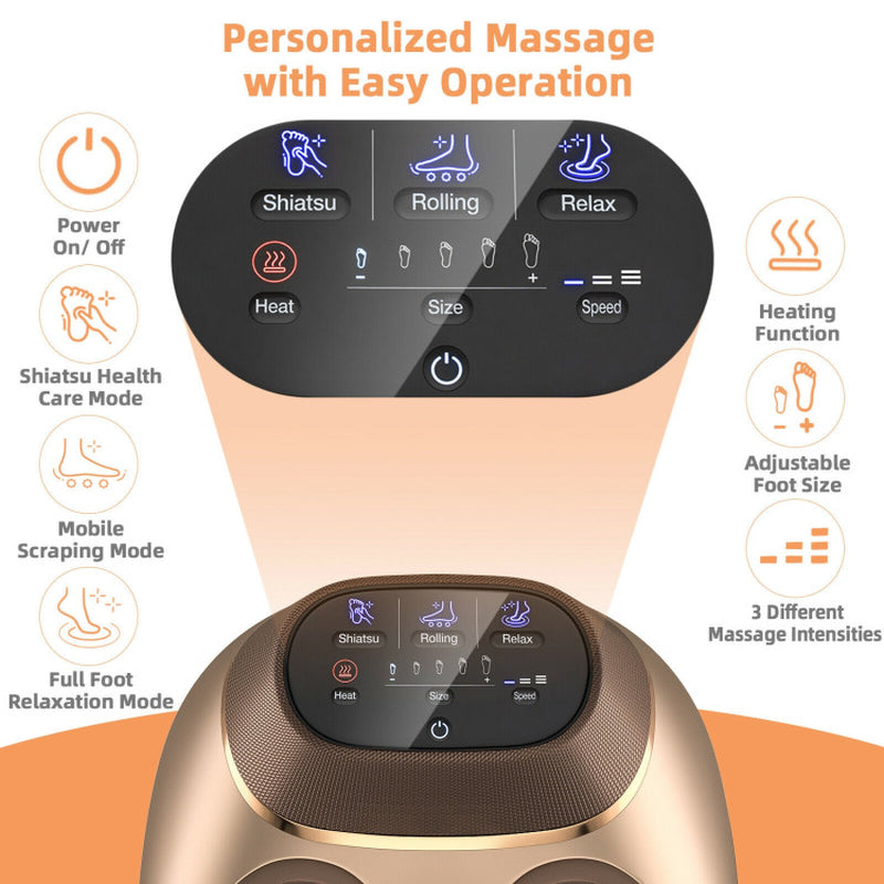 Shiatsu Foot Massage Machine with Air Compression
