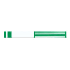 Identification Wristband Short Stay Write On Band Adhesive Closure Without Legend