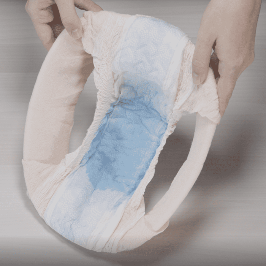 Female Adult Absorbent Underwear Depend Silhouette Waistband Style Medium Disposable Heavy Absorbency, Packaging Type- Case