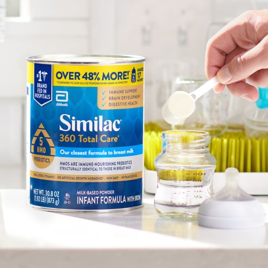 Infant Formula Similac 360 Total Care Unflavored 30.8 oz. Can Powder Iron,Packaging Type- Each