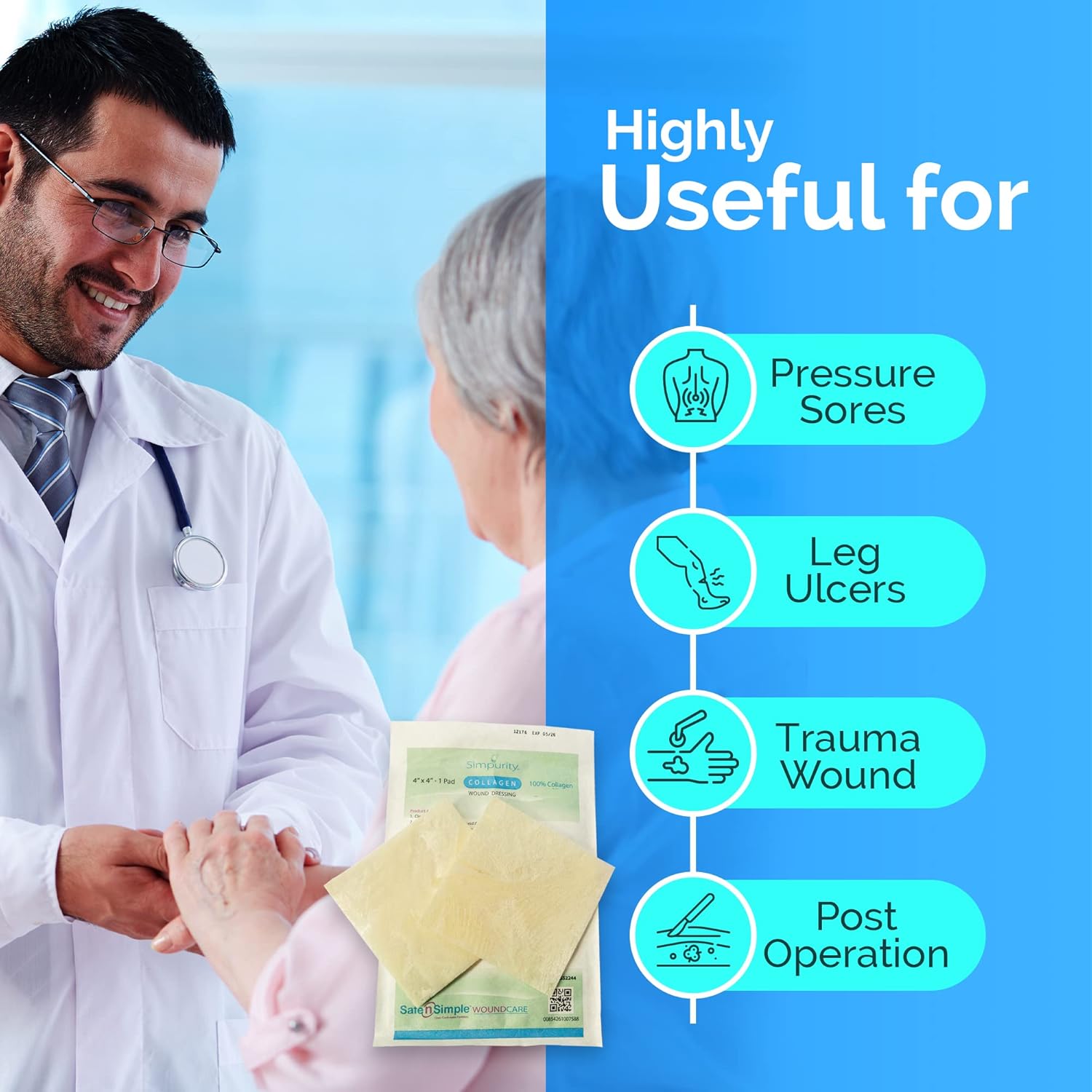 simpurity alginate dressing 4 x 8 inch simpurity alginate dressing mk938563ea