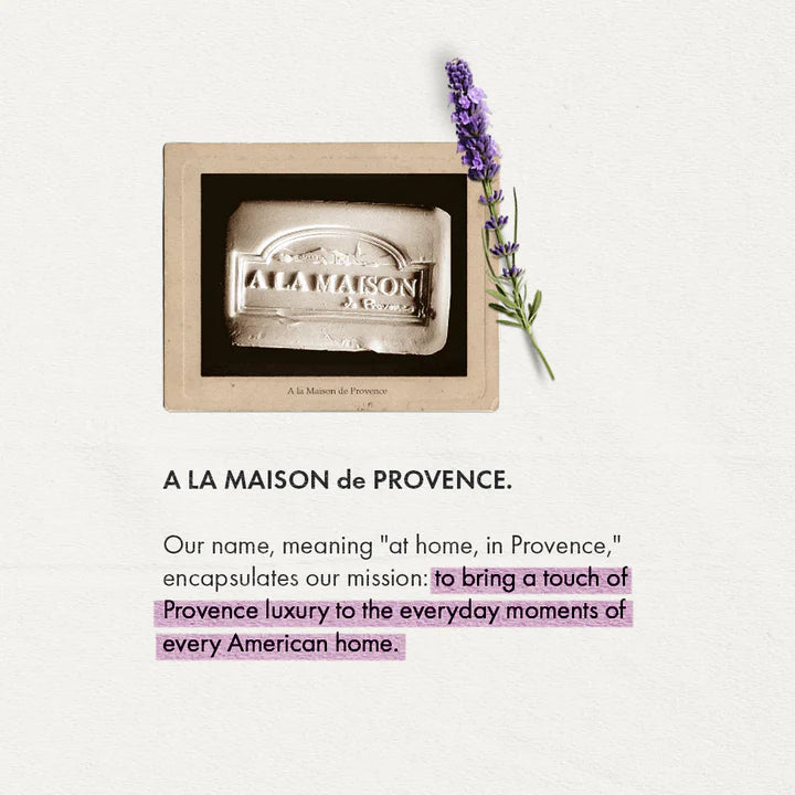 A La Maison - Bar Soap - Sweet Almond - 8.8 Oz