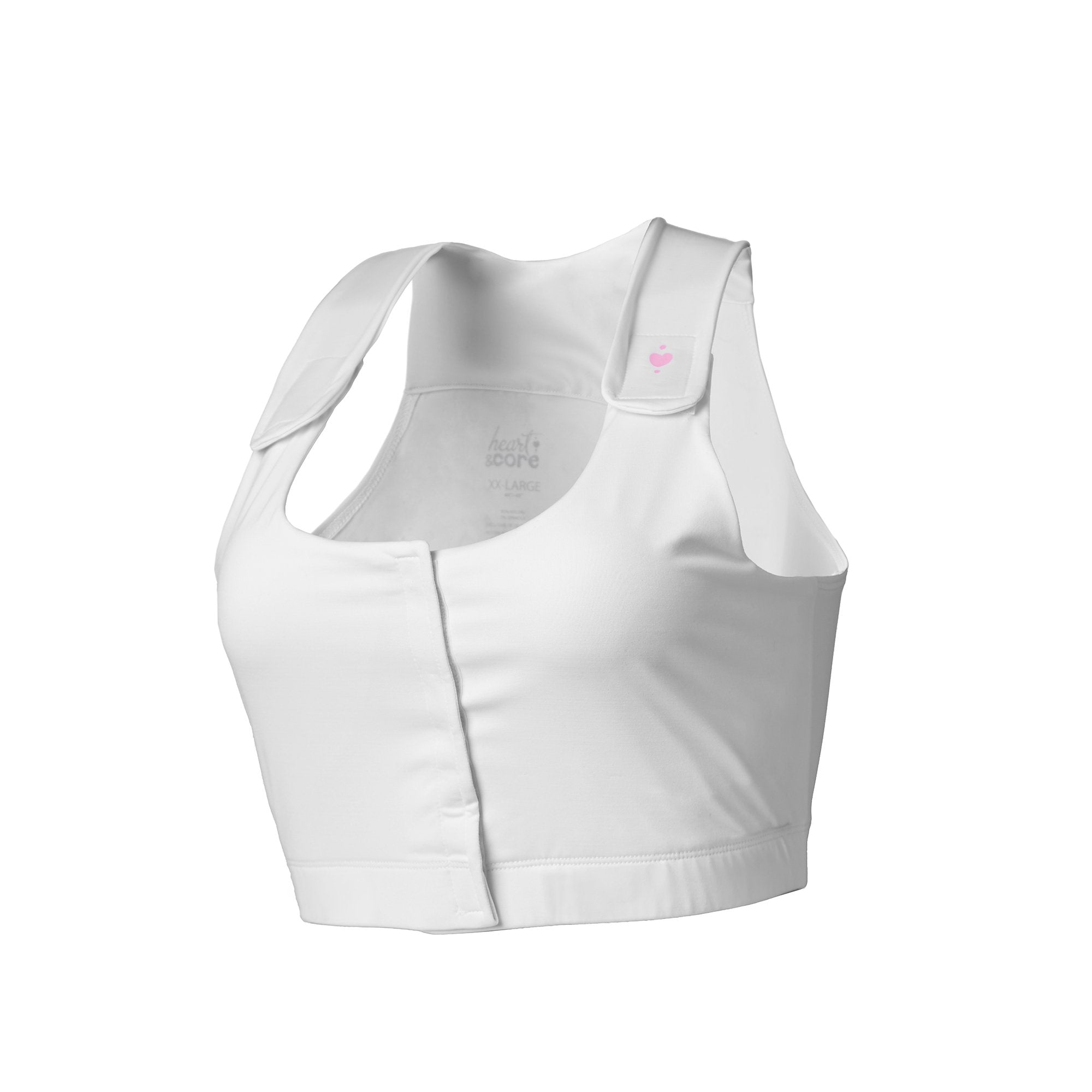 Post Surgical Bra Serena White X-Small 28 Inch