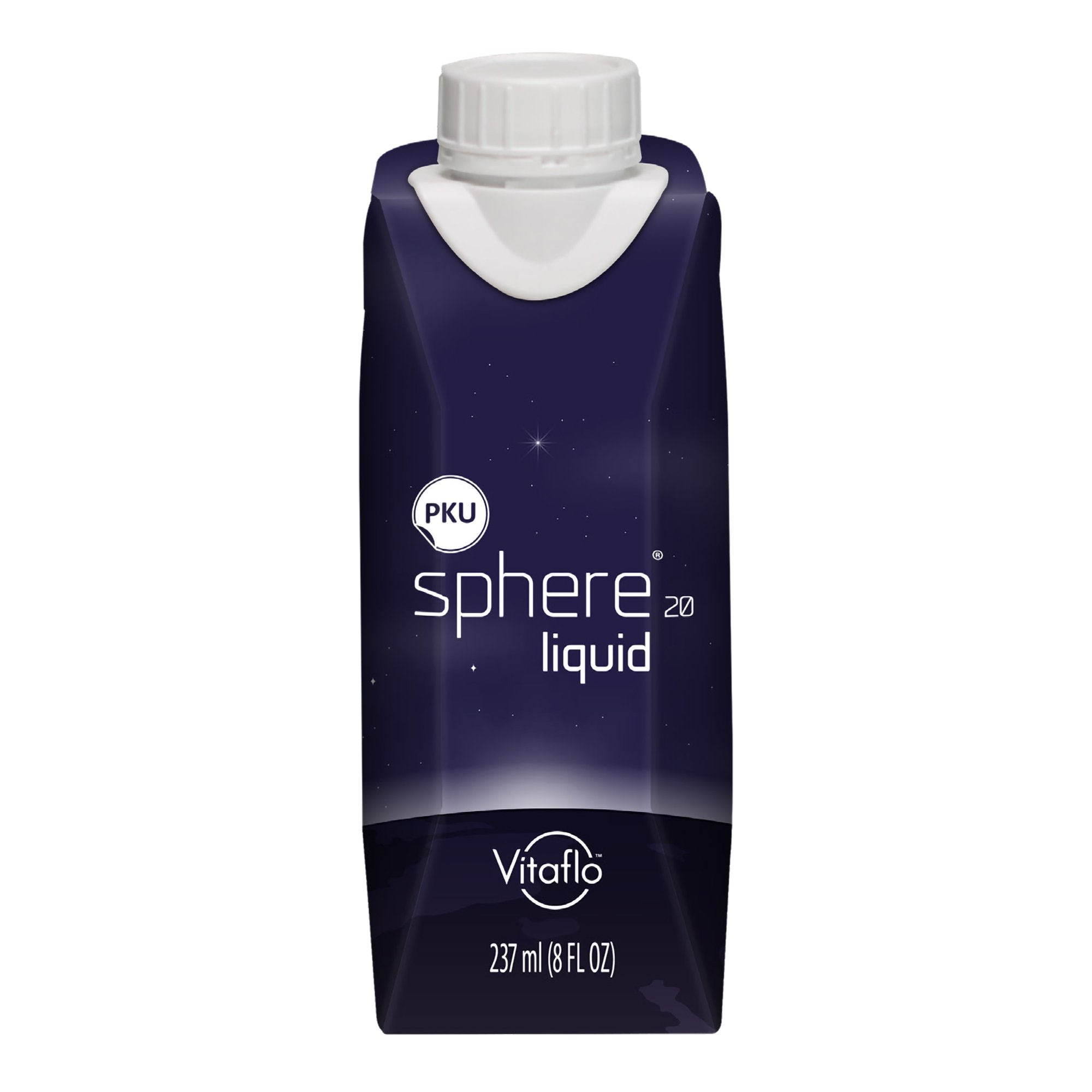 Oral Supplement PKU sphere liquid Vanilla Flavor Liquid 8 oz. Carton, Packaging Type- Case