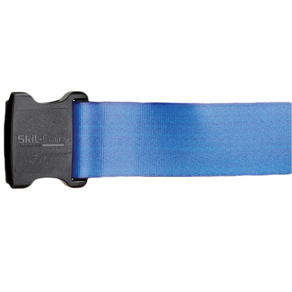 Gait Belt SkiL Care PathoShield 60 Inch Length Blue Plastic Coated Webbing