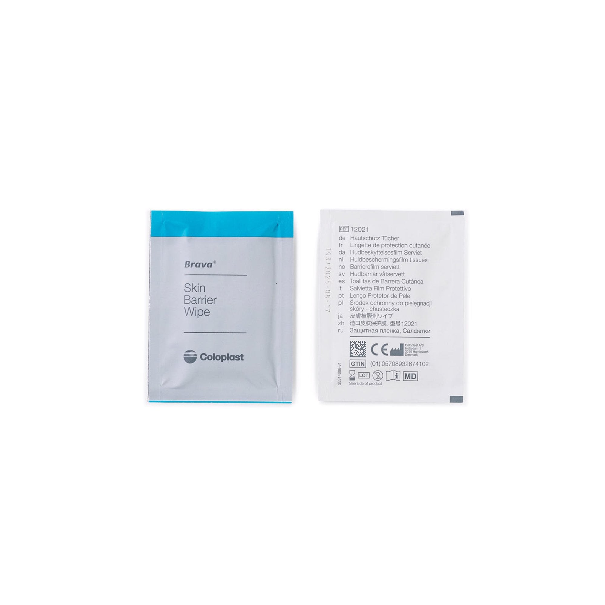 skin barrier wipe brava® sting free 90 to 95 strength hexamethyldisiloxane individual packet nonsterile