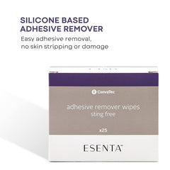 skin barrier wipe esenta sting free silicone zanthalene individual packet nonsterile packaging type case