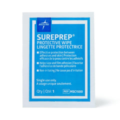 skin barrier wipe sureprep 40 to 80 strength isopropyl alcohol individual packet nonsterile packaging type box