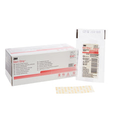 Skin Closure Strip Steri Strip 1/4 X 3 Inch Nonwoven Material Reinforced Strip White