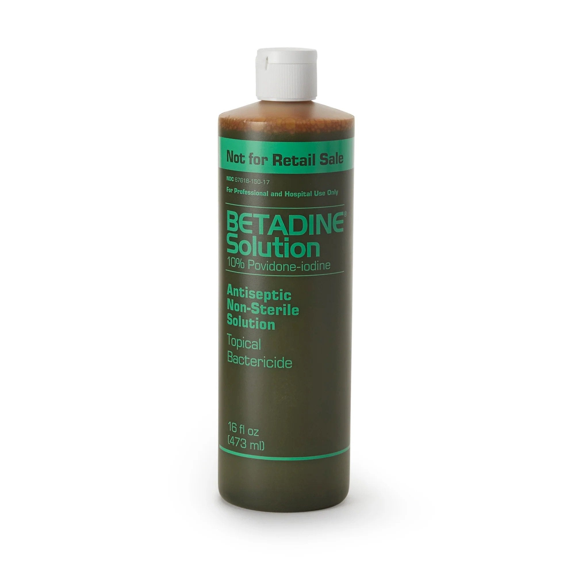 Skin Prep Solution Betadine 16 oz. Bottle 10% Strength Povidone Iodine NonSterile