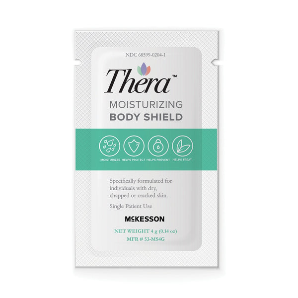 Skin Protectant Thera Moisturizing Body Shield 4 Gram Individual Packet Scented Cream