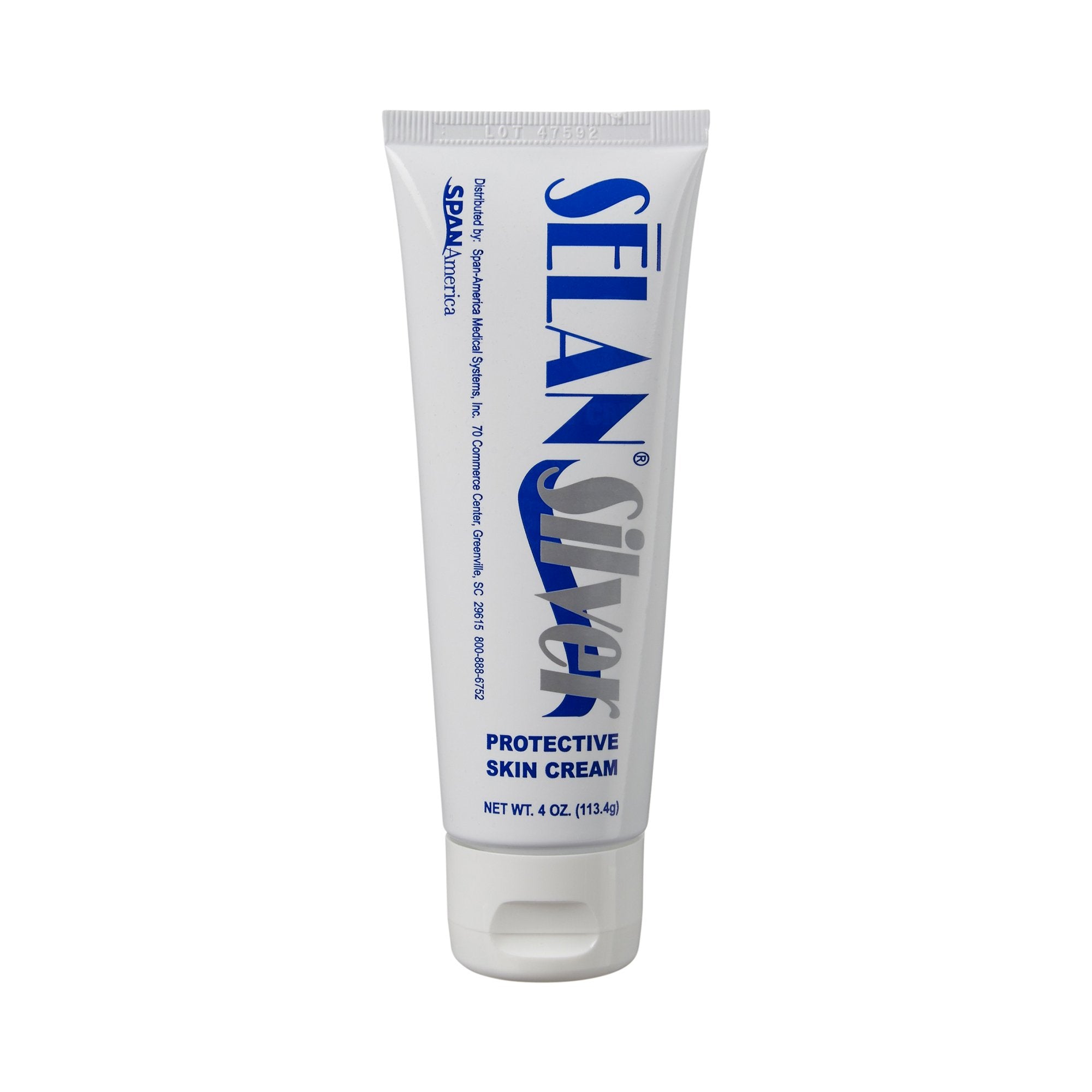 Skin Protectant with Silver Selan Silver 4 oz. Tube Scented Cream