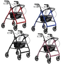 Dynarex DynaGo Quad 6 - Aluminum Rollator