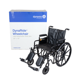 DynaRide S2 20x18" Wheelchair, desk armrest, legrest