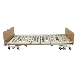 DB300 Bariatric LTC 5 Assist Bar Function Low Bed - Wood Boards - Cherr