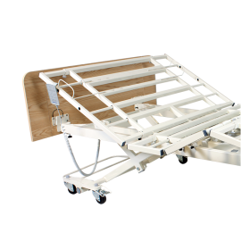 DB300 Bariatric LTC 5 Function Low Bed - Wood Boards - Mahog