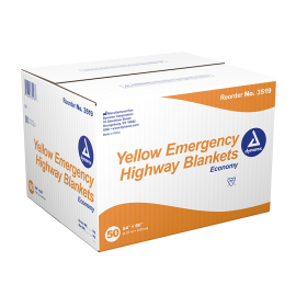 Yellow Emergency Highway Blanket (economy)