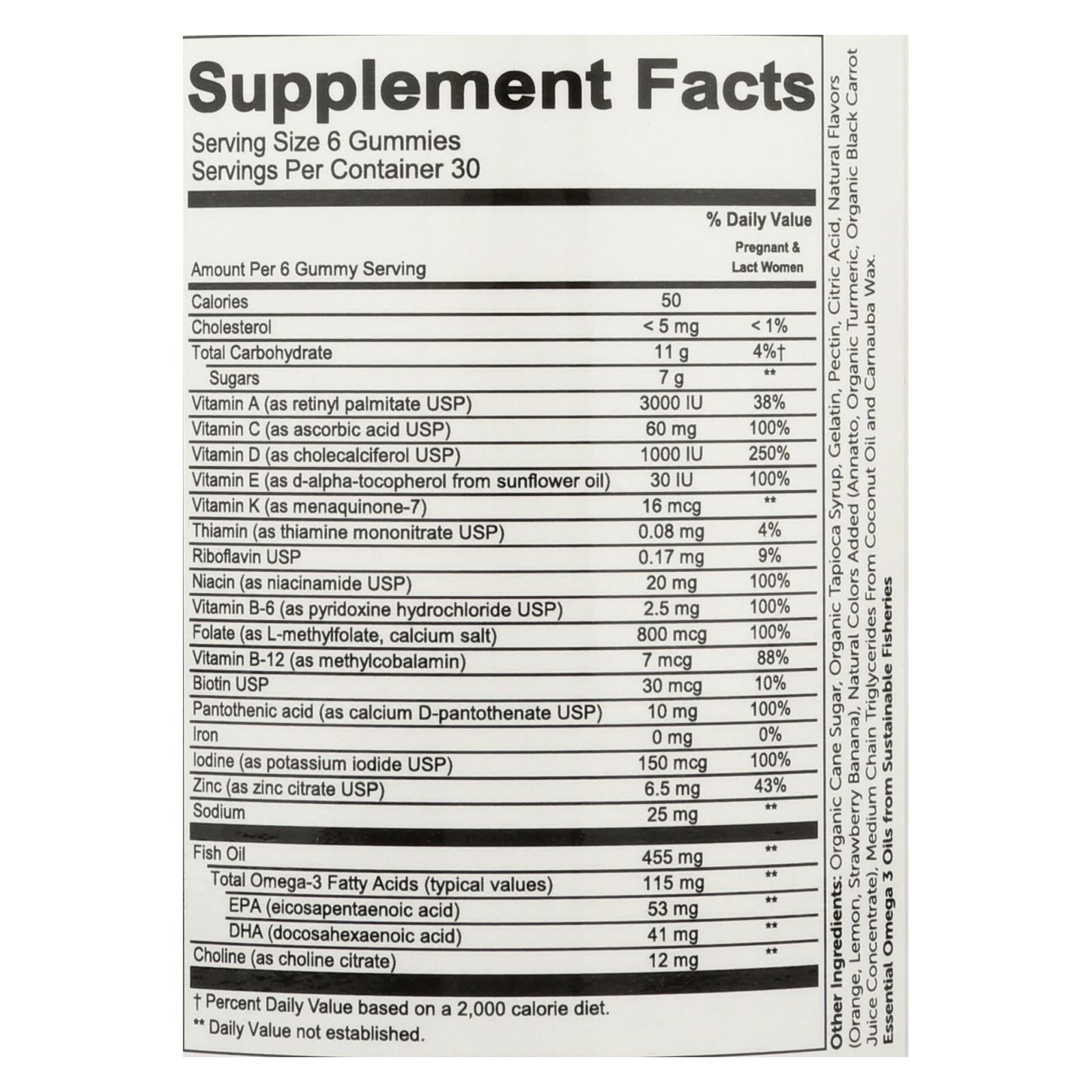 smartypants prenatal complete 1 each 120 ct