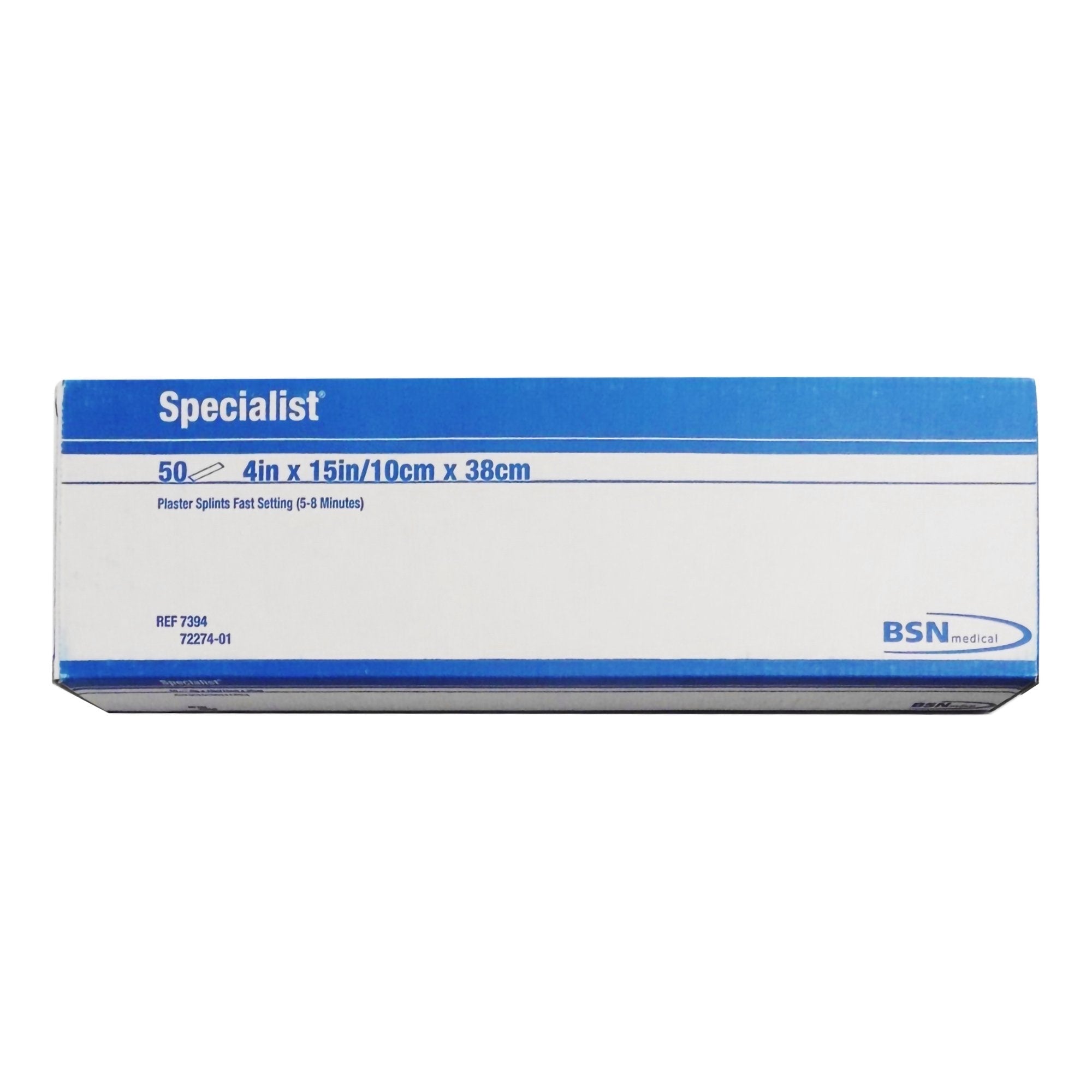 Plaster Splint Specialist 4 X 15 Inch Plaster of Paris White