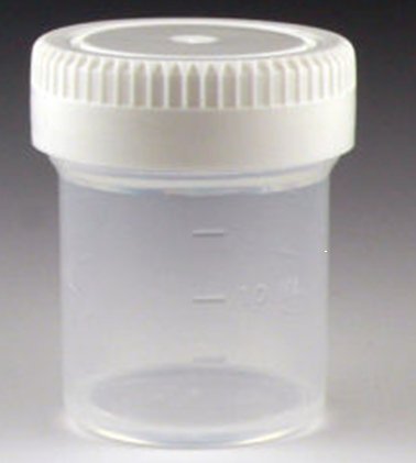 Specimen Container for Pneumatic Tube Systems Tite Rite 53 mm Opening 120 mL (4 oz.) Screw Cap Patient Information Sterile