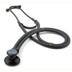 Sprague Stethoscope Adscope 646 Black 2 Tube 22 Inch Tube Double Sided Chestpiece
