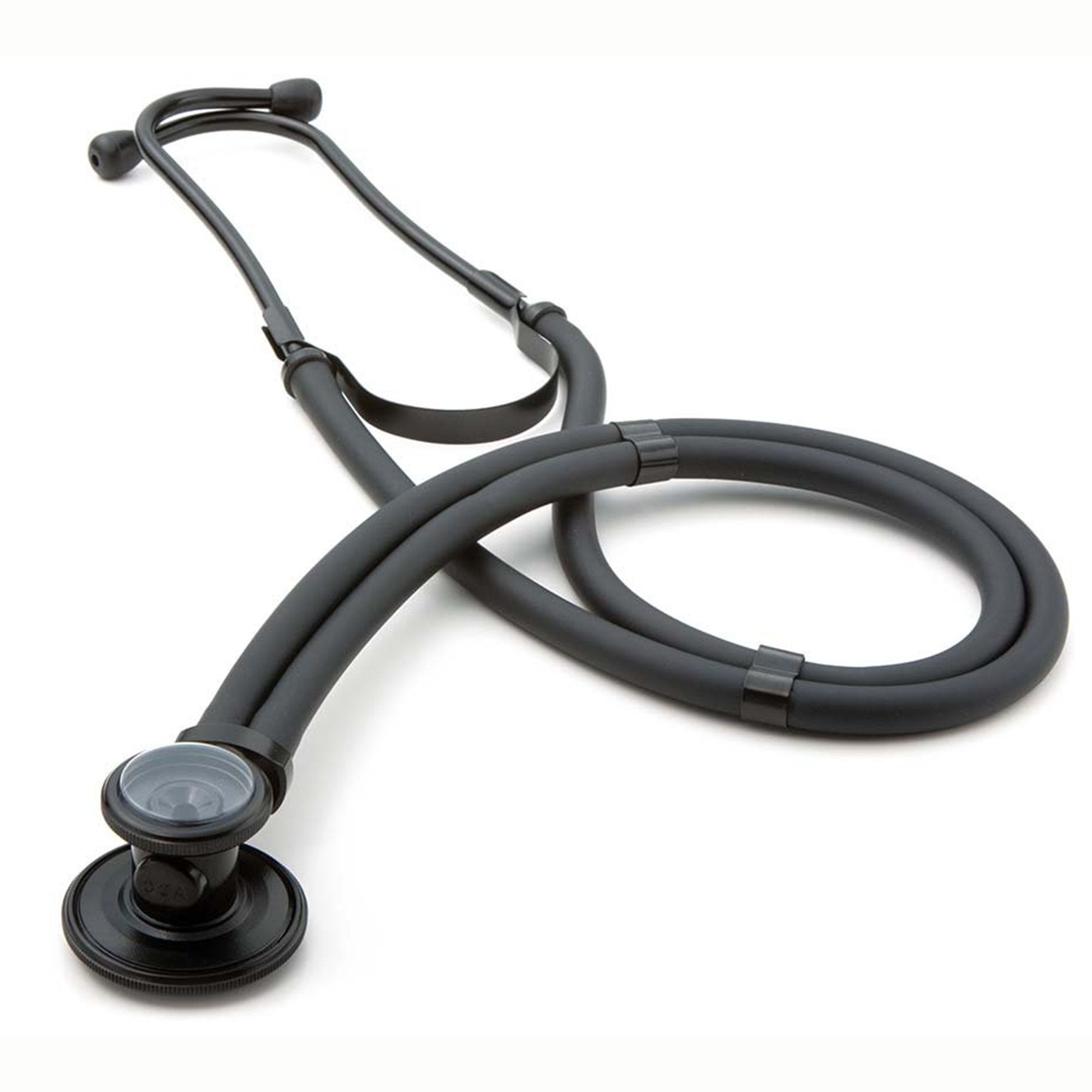 Sprague Stethoscope Adscope 646 Black 2 Tube 22 Inch Tube Double Sided Chestpiece
