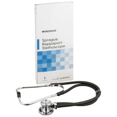 Sprague Stethoscope McKesson Black 2 Tube 16 Inch Tube Double Sided Chestpiece