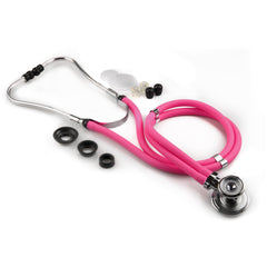 Sprague Stethoscope McKesson LUMEON Pink 2 Tube 22 Inch Tube Double Sided Chestpiece