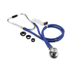 sprague stethoscope mckesson lumeon royal blue 2 tube 22 inch tube double sided chestpiece packaging type each