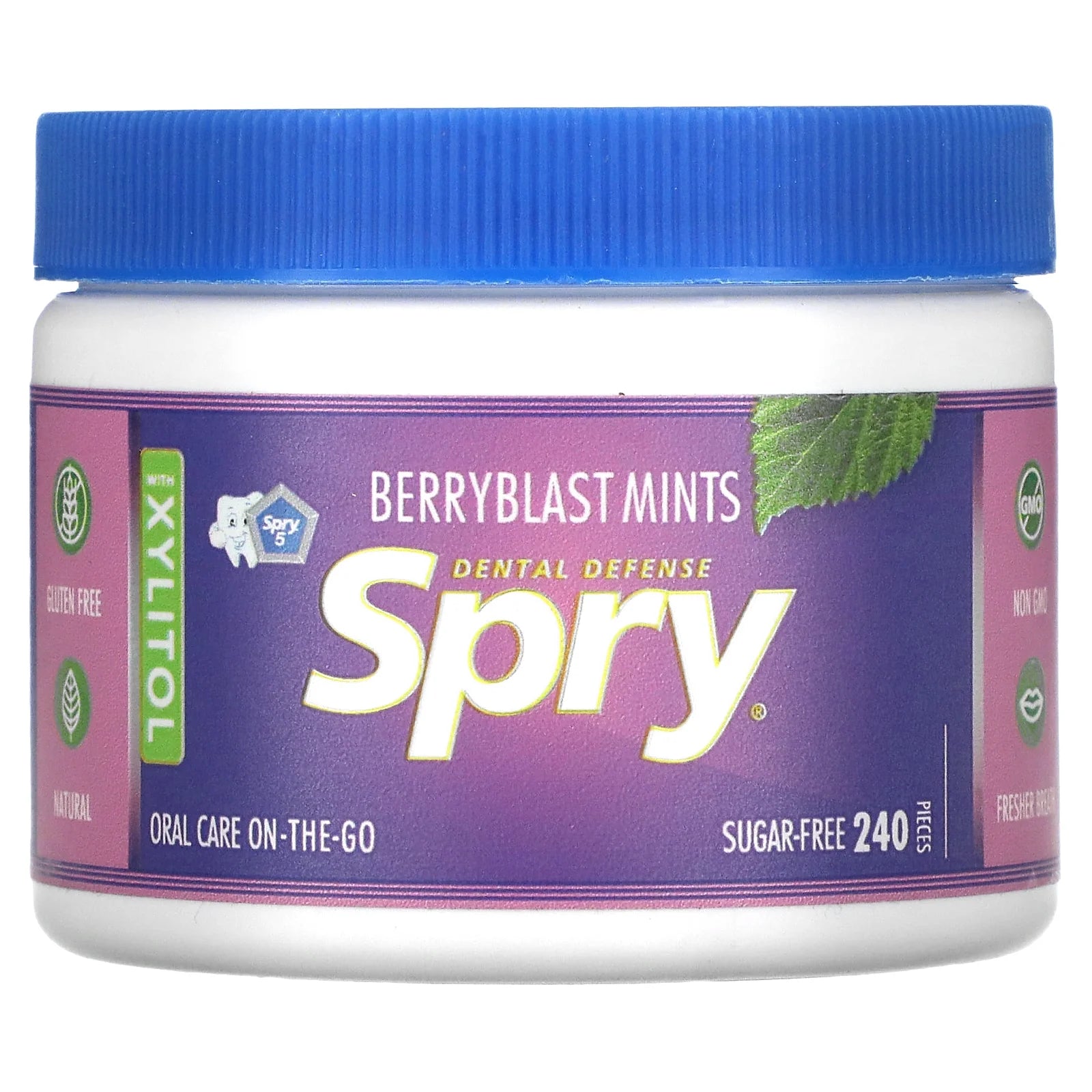 Spry Berryblast Mints   Sugar Free 240 Ct