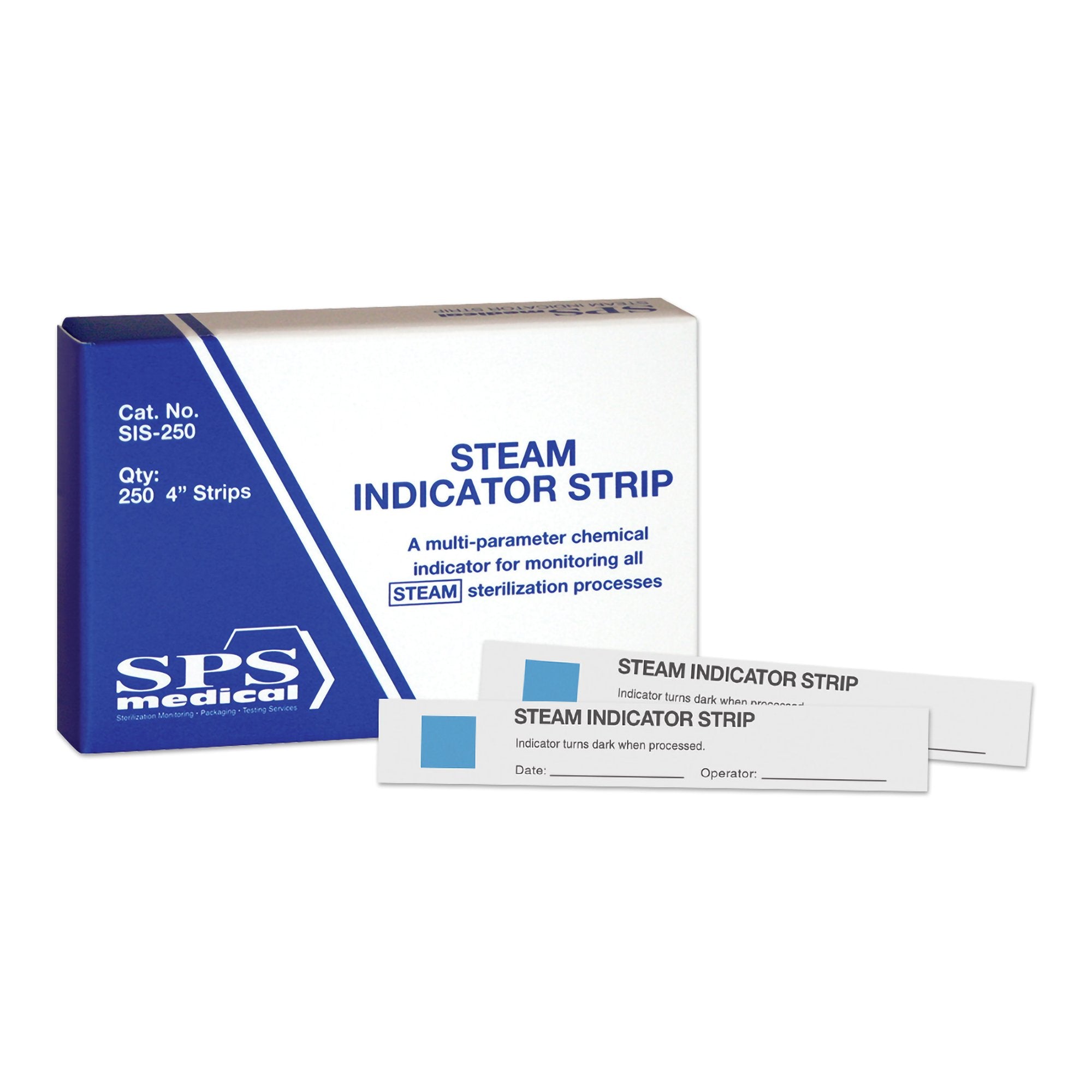 SPSmedical Sterilization Chemical Indicator Strip Steam 4 Inch Length