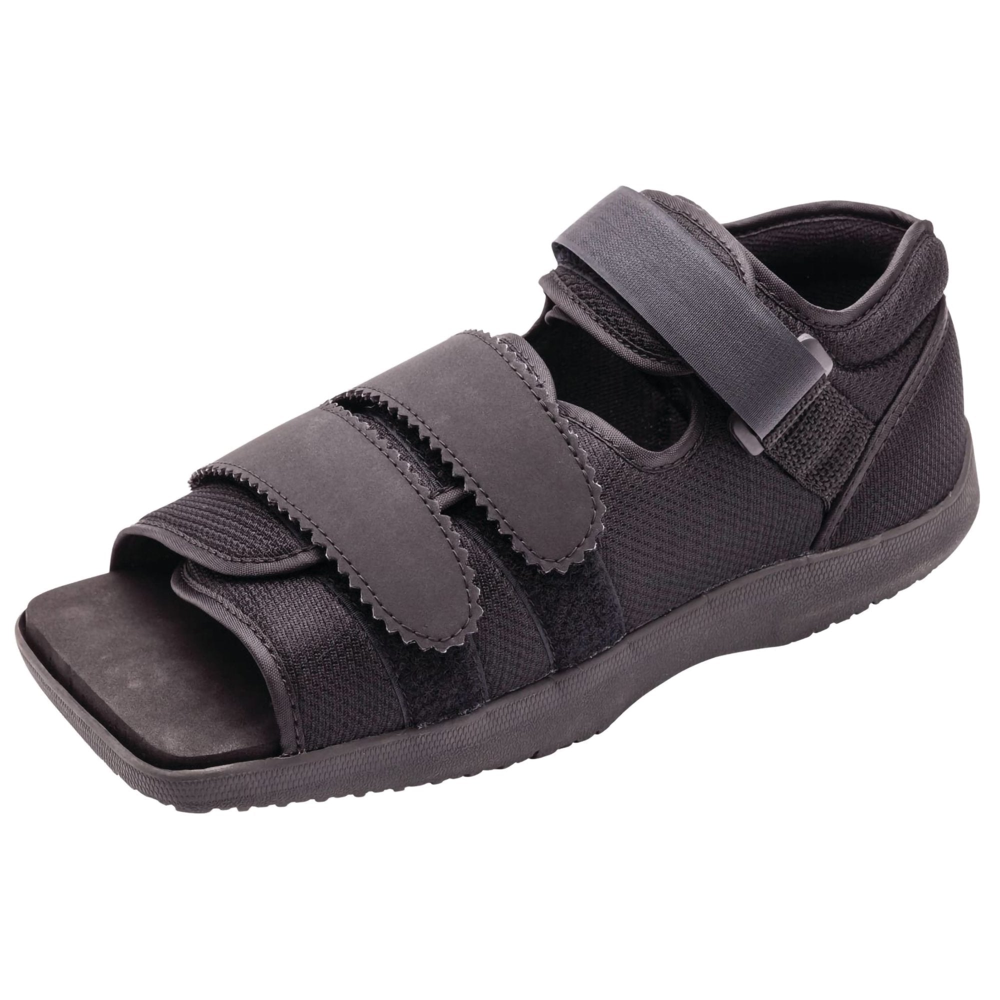 Square Toe Post Op Shoe Medium Male Black