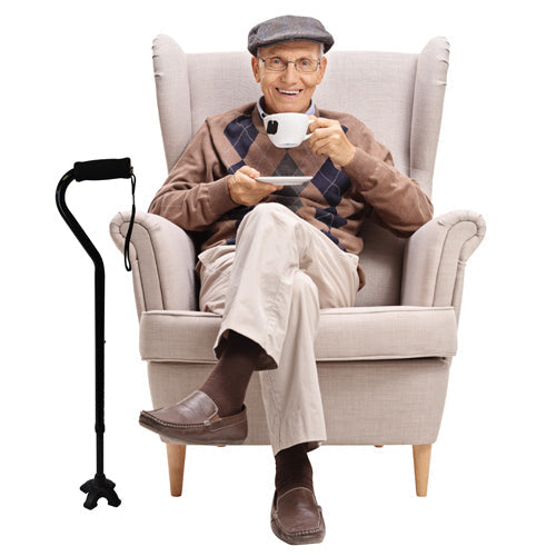 Stand Up For Your Cane Quadruple Cane Tip 3/4  Dia   All Care Store