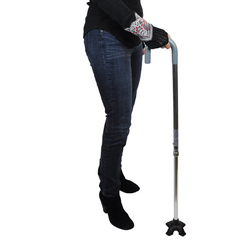 Stand Up For Your Cane Quadruple Cane Tip 3/4  Dia   All Care Store