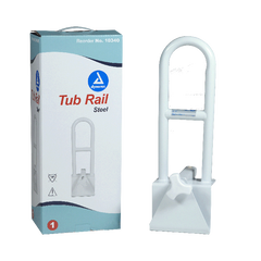 steel clamp on tub rail