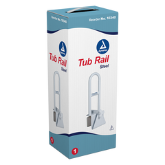 steel clamp on tub rail