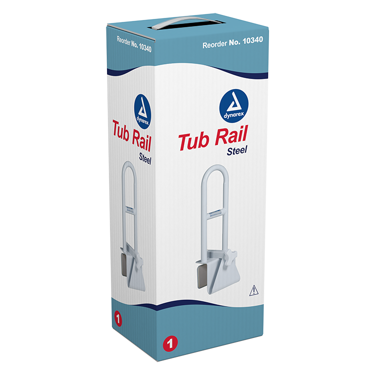 steel clamp on tub rail