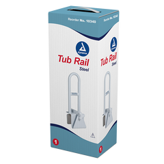 steel clamp on tub rail