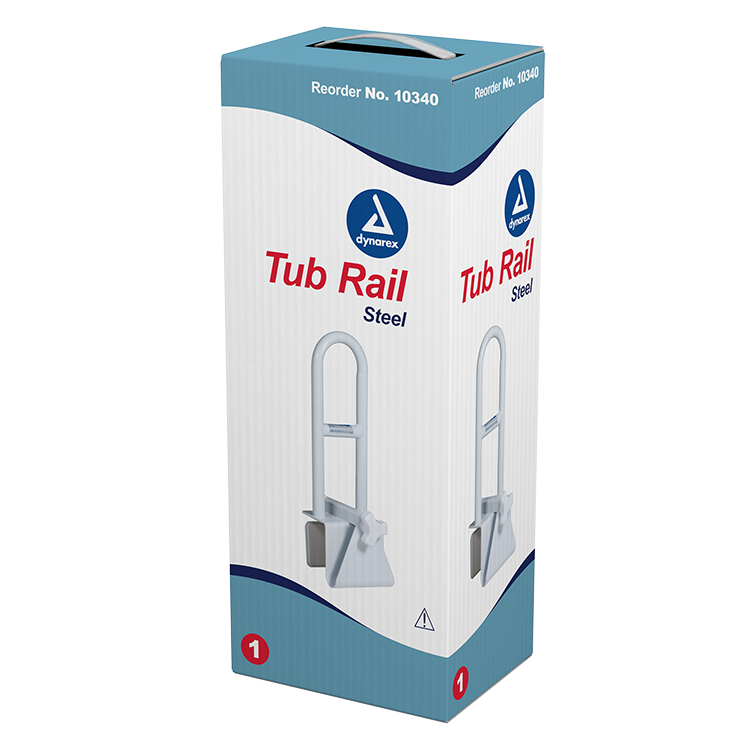 steel clamp on tub rail