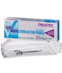 sterilization pouch sure check ethylene oxide eo gas steam 3 1 2 x 22 inch self seal paper