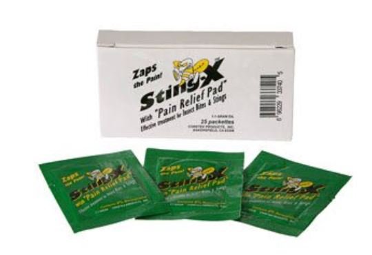 Sting and Bite Relief Benzocaine Sting X Towelette Individual Packet