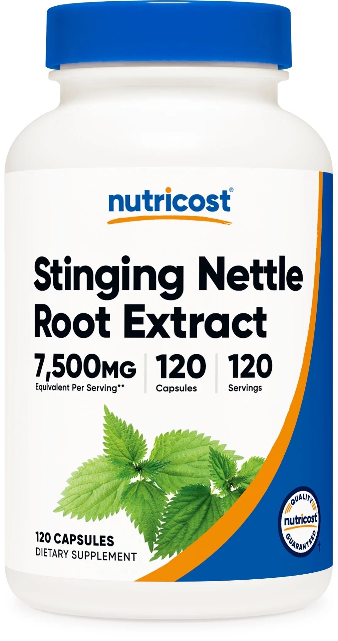 Stinging Nettle Root Extract 7500Mg, 120 Capsules   Vegetarian Friendly Supplement