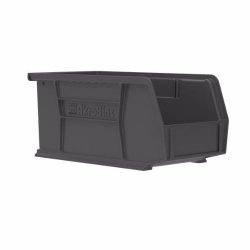 Storage Bin AkroBins Black Plastic 5 X 5 1/2 X 10 7/8 Inch