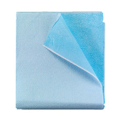 Stretcher Sheet McKesson Flat 40 W X 90 L Inch Blue Polyback Airlaid Disposable