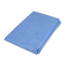 Burn Sheet Dynarex Flat Sheet 60 W X 90 L Inch Blue Disposable, Packaging Type- Case