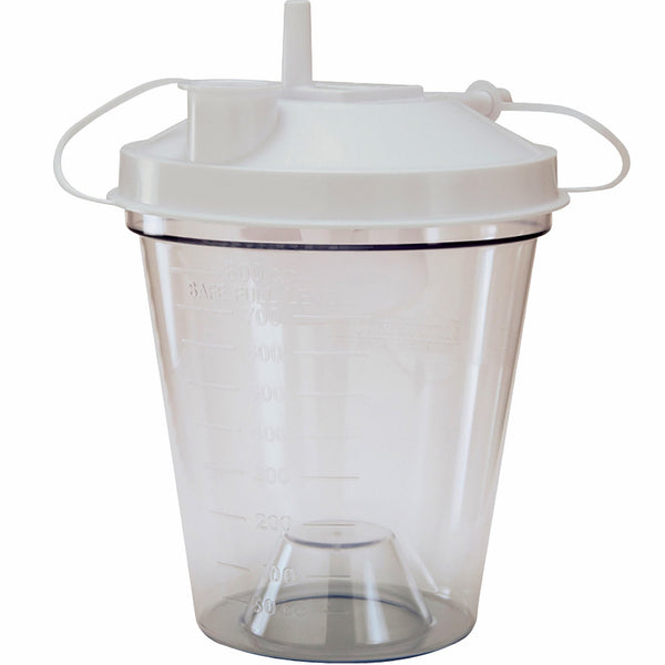 Suction Canister Drive Medical 800 mL Float Valve Shut Off Lid