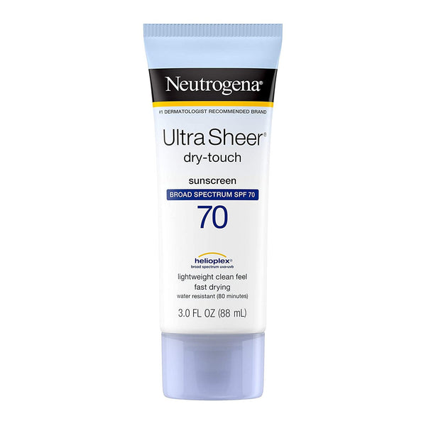 Sunblock Neutrogena Ultra Sheer SPF 70 Lotion 3 oz. Tube