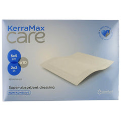 Super Absorbent Dressing KerraMax Care 2 X 2 Inch Square