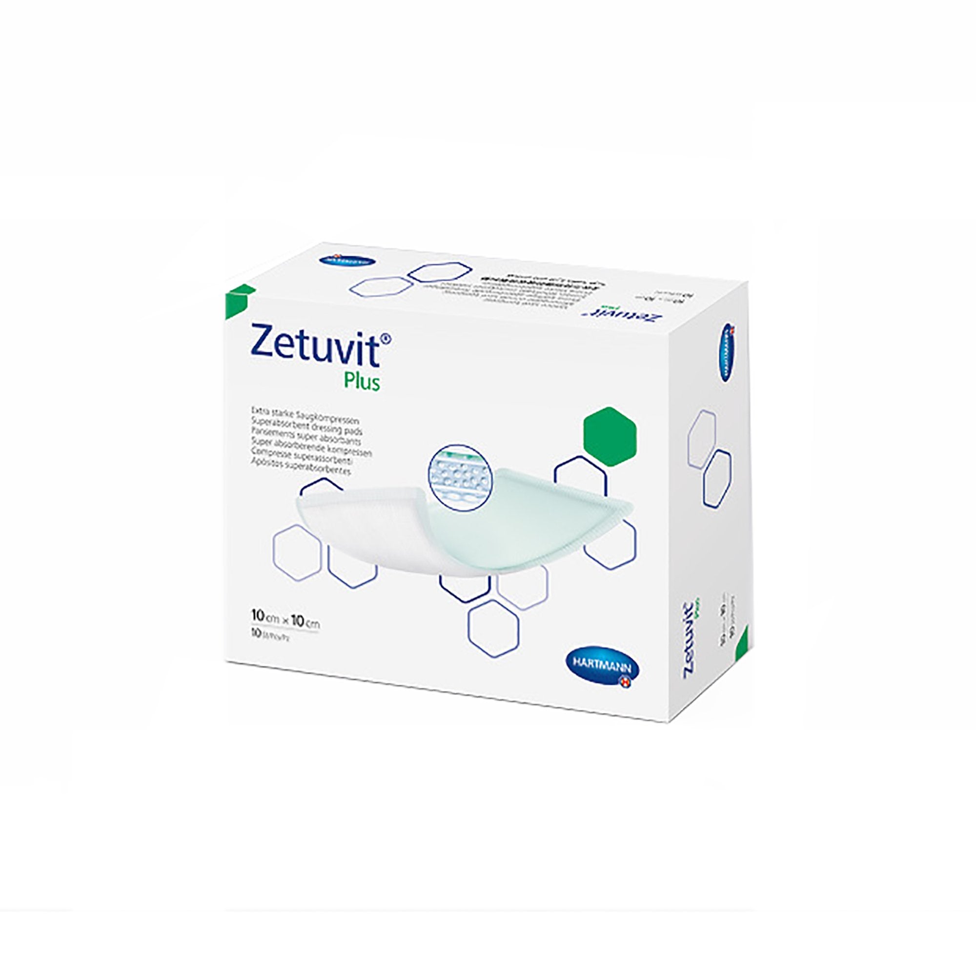 Super Absorbent Dressing Zetuvit Plus Without Adhesive 4 X 4 Inch Square