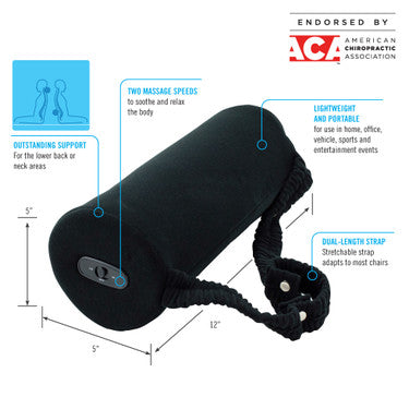 supporting roll with massage